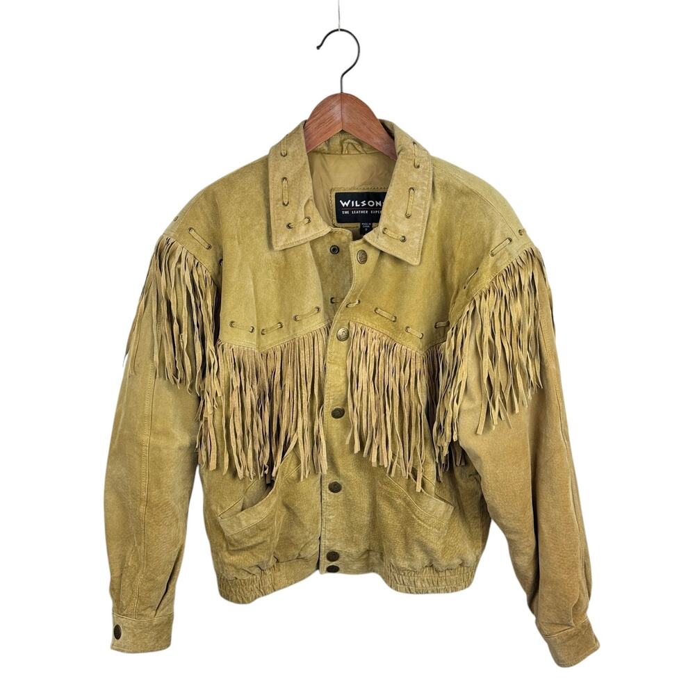 VTG Wilsons Suede Fringe Jacket
